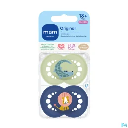 MAM Original Sucette Silicone 18 mois et +