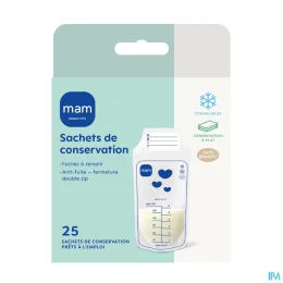 MAM Sachets de Conservation pour Lait Maternel