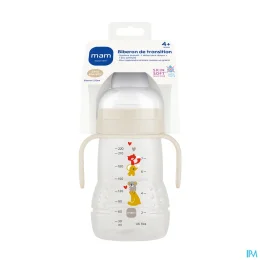 MAM Trainer Biberon de Transition — Blanc