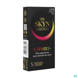 Manix Skyn 5 Senses 5 Préservatifs sans latex