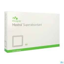 MEXTRA Superabsorbant - 12,5x22,5cm - 10 pansements