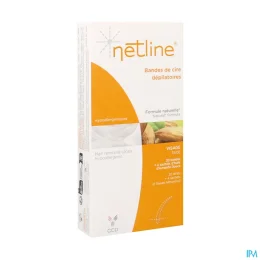 Netline Bandes de cire dépilatoires visage