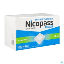 Nicopass 1,5mg pastilles