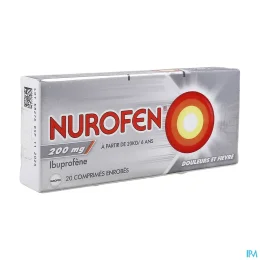 Nurofen 200 mg comprimés — 20 Comprimés Enrobés