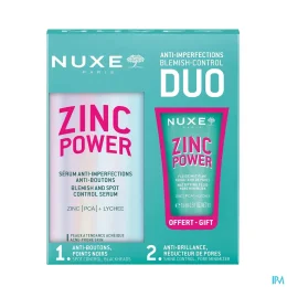 Nuxe Zinc Power Sérum + Mini Fluide