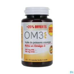 OM3 Huile de Poissons Sauvages Oméga 3