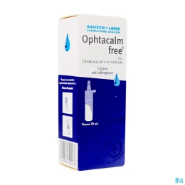 Ophtacalm Free 2% Collyre Anti-Allergique