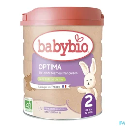 Optima 2 - Formule Fibres & Bifidus au Lait de Vache Français
