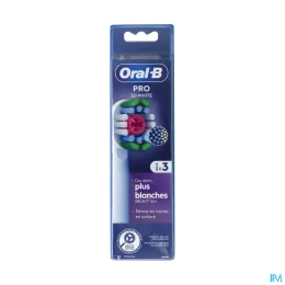 Oral B Pro 3D White Brossettes de Rechange