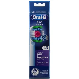 Oral B Pro 3D White Brossettes de Rechange