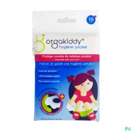 Orgakiddy Protège Cuvette de Toilettes Jetable