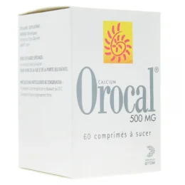 Orocal 500mg 60 comprimés à sucer