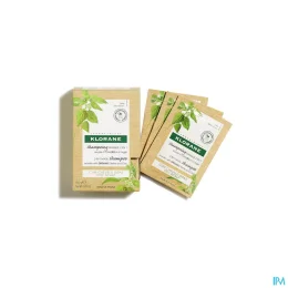 Ortie - Shampoing Masque Lavant Absorbant 2 en 1 à la Poudre d'Ortie Bio – Cuir Chevelu Gras 24 g