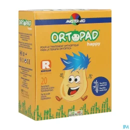 ORTOPAD HAPPY PANSEMENT OCCULAIRE Taille Regular - 20 Pieces