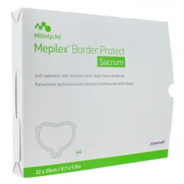 Mepilex Border Protect Sacrum Pansement Hydrocellulaire