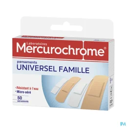 Pansements Universel Famille 50 Unités