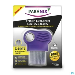 Paranix Peigne Métallique Anti-poux Lentes et Oeufs