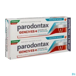 Parodontax Dentifrice Gencives + Sensibilité et Haleine — 2 x 75 mL