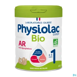 Physiolac Bio AR 1 Lait 1er âge Anti-Régurgitations