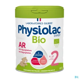 Physiolac Bio AR 2 Lait 2ème âge Anti-Régurgitations
