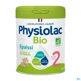 Physiolac Bio Lait 2ème âge Formule épaissie
