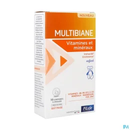Pileje Multibiane Enfant Vitamines et Minéraux — 30 Comprimés à Croquer