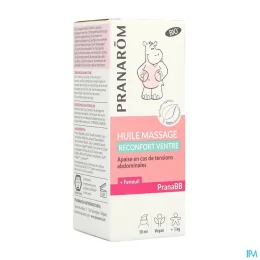 PranaBB Huile de Massage Réconfort Ventre Bio
