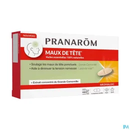 Pranarom Aromalgic Comprimés Maux de Tête