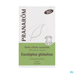 Pranarôm Perles d'huile essentielle Eucalyptus globuleux Bio