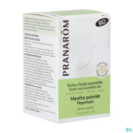 Pranarom Perles d'Huile Essentielle Menthe Poivrée Bio