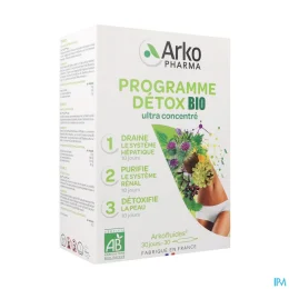 Programme Détox 30 jours Triple Action 30 ampoules