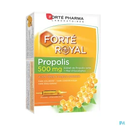 Propolis 500 mg - 20 Ampoules - 10 ml