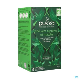 Pukka Thé Vert Matcha Suprême Bio