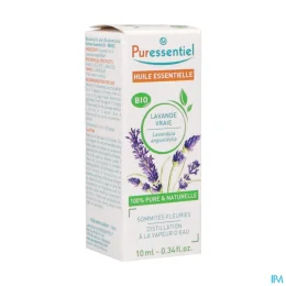 Puressentiel Huile Essentielle Lavande Vraie Bio — Flacon 10 mL
