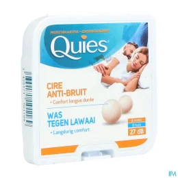Quies Protection Auditive en Cire naturelle — Boîte de 16