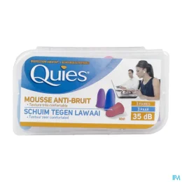 Quies Protection Auditive en Mousse Anti-Bruit 35 dB Disco
