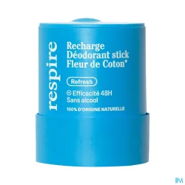 Respire Déodorant Stick Bio — Fleur de Coton - Recharge 50 g