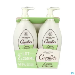 Rogé Cavaillès Soin Lavant Intime Hydratant — Lot de 2 Flacons-Pompe 250 mL