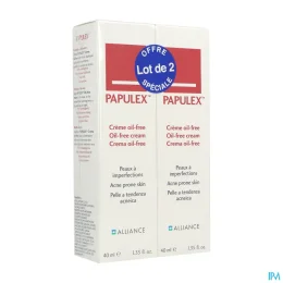 Sanofi Papulex Crème Pour Peaux à Imperfections 2 x 40 ml