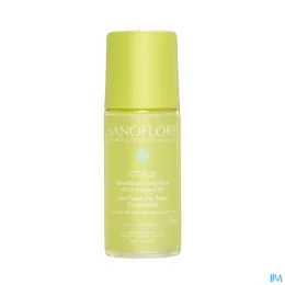 Sanoflore Déodorant Fraicheur Bio Anti-traces 24h Citrus