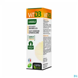 Santé Verte Vitamine D3 1000 UI