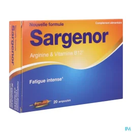SARGENOR Fatigue Intense 1g - 20 Ampoules Buvables