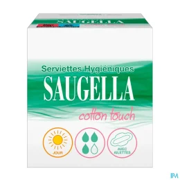 Saugella Cotton Touch Serviettes Extra-Fines — Jour