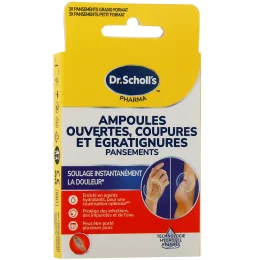 Scholl Pansements Ampoules Ouvertes