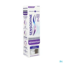 Sensodyne Professional Dentifrice Réparateur — Éclat Blancheur - 75 mL