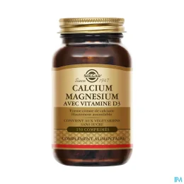 Solgar Calcium Magnésium avec Vitamine D3