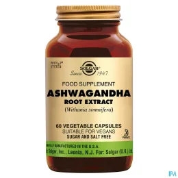 Solgar Sfp Ashwagandha Gélules VEG60