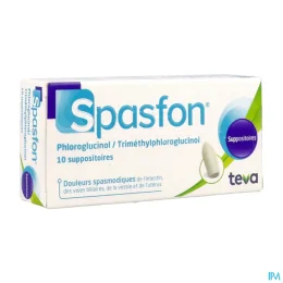 SPASFON Phloroglucinol - 10 suppositoires