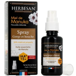 Spray Gorge et Bouche Miel de Manuka IAA 10+