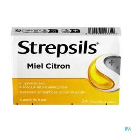Strepsils pastilles miel citron
